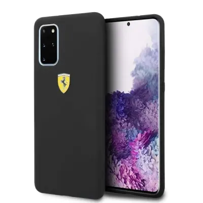 SILIKONSKI OVITEK FERRARI ZA SAMSUNG GALAXY S20+ ČRN