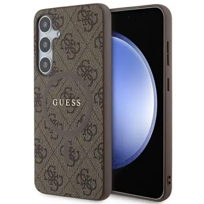 GUESS 4G COLLECTION LEATHER METAL LOGO MAGSAFE OVITEK ZA SAMSUNG GALAXY S24+ - RJAV