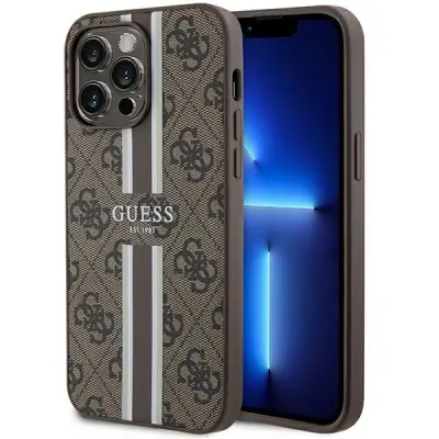 GUESS OVITEK 4G PRINTED STRIESES ZA MAGSAFE ZA IPHONE 15 PRO MAX - RJAV