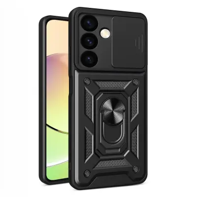 HURTEL HYBRID ARMOR CAMSHIELD OVITEK ZA SAMSUNG GALAXY S24+ ČRN