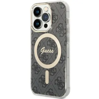 OVITEK GUESS 4G MAGSAFE ZA IPHONE 14 PRO ČRN