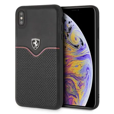 FERRARI HARDCASE FEOVEHCI65BK IPHONE XS MAX BLACK/CZARNY OFF TRACK VICTORY