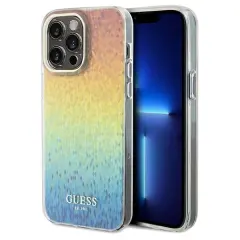 GUESS IML FACETED MIRROR DISCO IRIDESCENT OVITEK ZA IPHONE 13 PRO / 13
