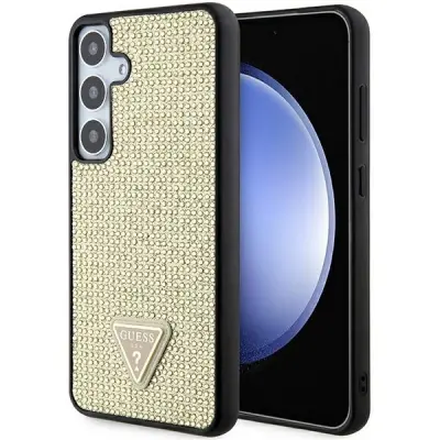 OVITEK GUESS RHINESTONE TRIKOTNIK ZA SAMSUNG GALAXY S24 ZLAT