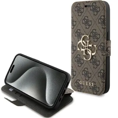 OVITEK GUESS 4G METAL LOGO ZA IPHONE 15 PRO - RJAV