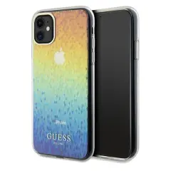 GUESS IML FACETED MIRROR DISCO IRIDESCENT OVITEK ZA IPHONE 11 / XR