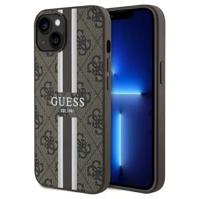 GUESS OVITEK 4G PRINTED STRIESES ZA MAGSAFE ZA IPHONE 15 14 13 - RJAV
