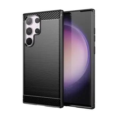 SILIKONSKI OVITEK HURTEL CARBON CASE ZA SAMSUNG GALAXY S24 ULTRA