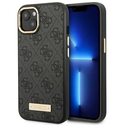 OVITEK GUESS HARD ZA IPHONE 14 PLUS 6.7 ČRNO ČRN ZA MAGSAFE 4G OVITEK