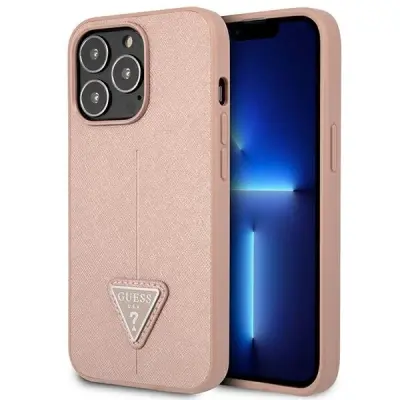 GUESS HARDCASE OVITEK ZA IPHONE 14 PRO MAX 6.7 ROZA PINK SAFFIANO
