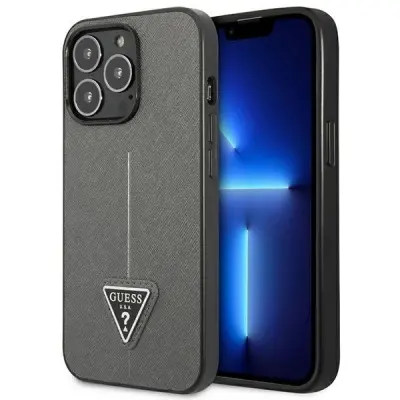 GUESS HARDCASE ZA IPHONE 14 PRO MAX 6.7 SILVER CASE SAFIANO COVER