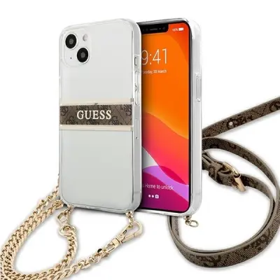 OVITEK GUESS CASE ZA IPHONE 13 MINI 5.4 PROZOREN ZLAT