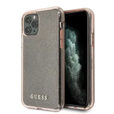 OVITEK Z BLEŠČICAMI TRD OVITEK GUESS CASE ZA IPHONE 11 PRO ROZA ROZA