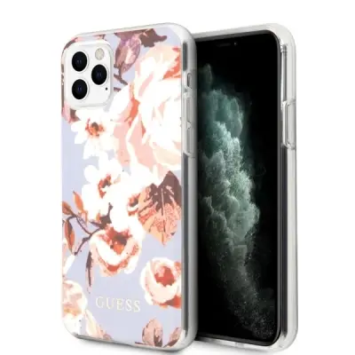 GUESS CASE OVITEK ZA IPHONE 11 PRO MAX LILA CVET