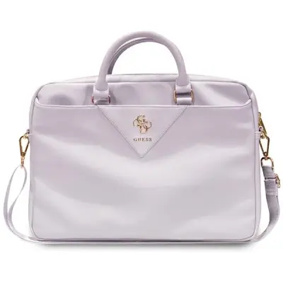 GUESS TORBA ZA PRENOSNIK 16 INCH TRIANGL 4G CASE VIJOLIČNA