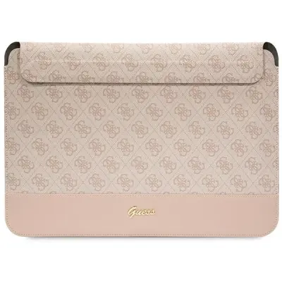 GUESS 4G STRIPE METAL LOGO PRENOSNIK 14 ETUI ROZA