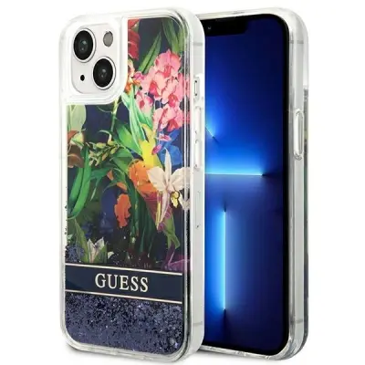 GUESS HARDCASE IPHONE 14 PLUS 6,7 INČNI OVITEK ZA TELEFON MODRA BLEŠČICA