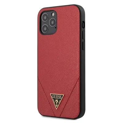 OVITEK GUESS ZA IPHONE 12 PRO MAX 6.7 OVITEK RDEČ SAFFIANO