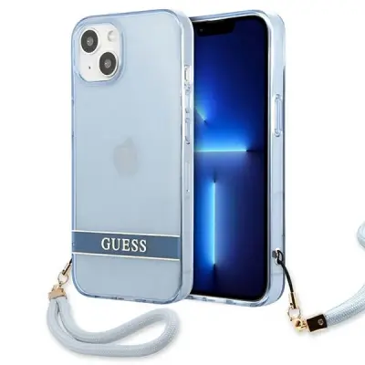 GUESS CASE HARDCASE PROSOJEN PAŠEK ZA IPHONE 13 MINI 5.4 MODER