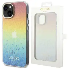 GUESS IML FACETED MIRROR DISCO IRIDESCENT OVITEK ZA IPHONE 15