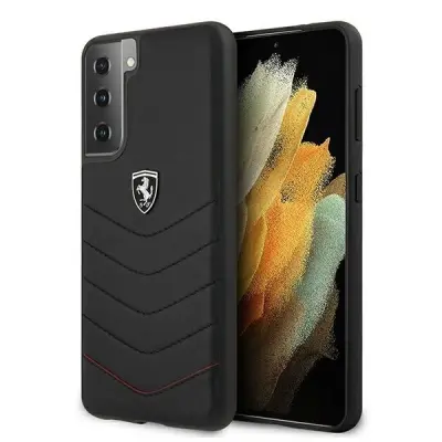 PREŠIT OVITEK FERRARI OFF TRACK ZA SAMSUNG GALAXY S21 ČRN