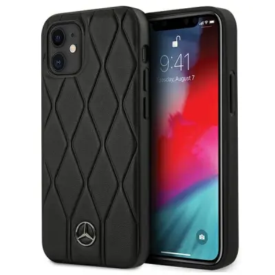 MERCEDES OVITEK HARDCASE WAVE LINE ZA IPHONE 12 MINI 5.4 ČRNO ČRNO