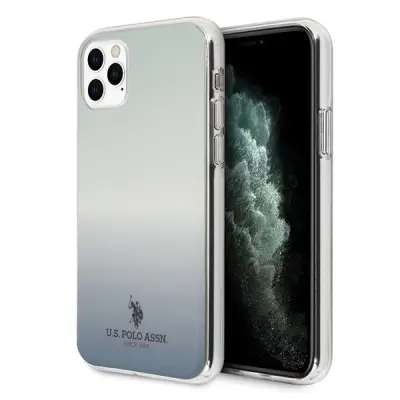ETUI U.S. POLO ASSN. GRADIENT PATTERN COLLECTION NA IPHONE 11 PRO MAX - NIEBIESKIE