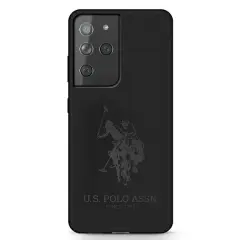 U.S. POLO ASSN. SILIKONSKI OVITEK ZA SAMSUNG GALAXY S21 ULTRA ČRN