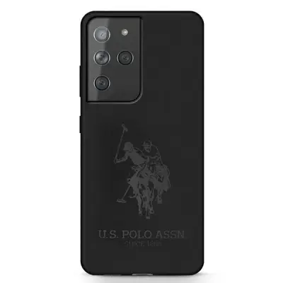 U.S. POLO ASSN. SILIKONSKI OVITEK ZA SAMSUNG GALAXY S21 ULTRA ČRN