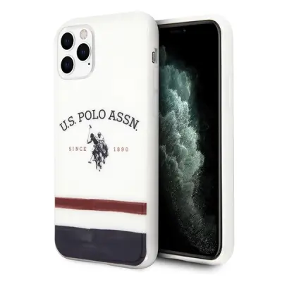 U.S. POLO ASSN. OVITEK TRIKOLOR ZA IPHONE 11 PRO, BEL