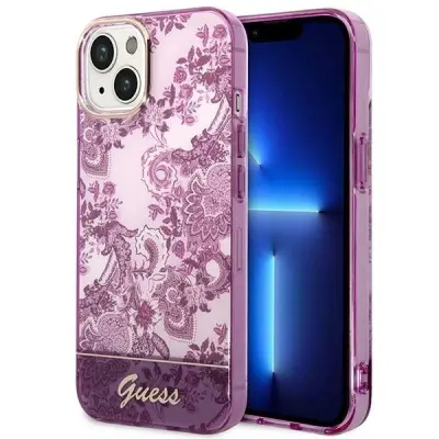 GUESS HARDCASE OVITEK ZA IPHONE 14 PLUS 6.7 FUCHSIA PORCELAN