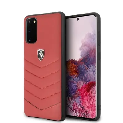 PREŠIT OVITEK FERRARI HERITAGE ZA SAMSUNG GALAXY S20 OVITEK RDEČ