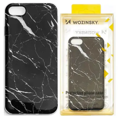WOZINSKY OVITEK GEL MARMOR OVITEK ZA SAMSUNG GALAXY S21 ULTRA 5G ČRN