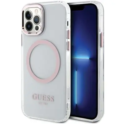 GUESS OVITEK GUHMP12MHTRMP OVITEK ZA IPHONE 12/12 PRO ZA MAGSAFE ROZA