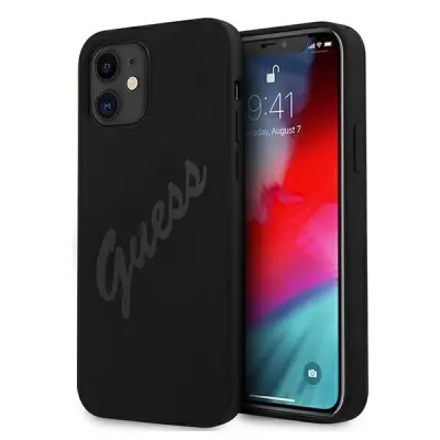 OVITEK GUESS HARDCASE OVITEK ZA IPHONE 12 MINI 5.4 ČRN