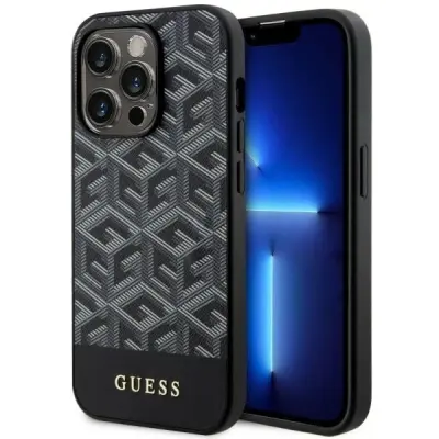 GUESS OVITEK GUHMP14LHGCFSEK ZA IPHONE 14 PRO OVITEK MAGSAFE OVITEK ČRN