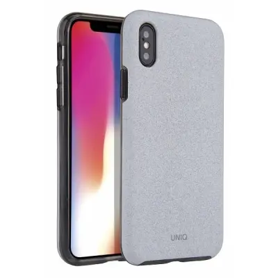 OVITEK UNIQ LITHOS CASE ZA IPHONE XS MAX SVETLO SIV