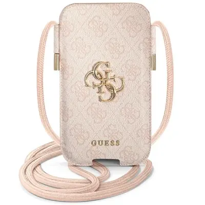 GUESS TORBA GUPHL4GMGPI ROZA 4G VELIK KOVINSKI LOGO ŽENSKI ETUI