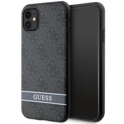 GUESS OVITEK GUHCN61P4SNK ZA IPHONE 11 / XR - SIVO TRDO OVITEK 4G ČRT