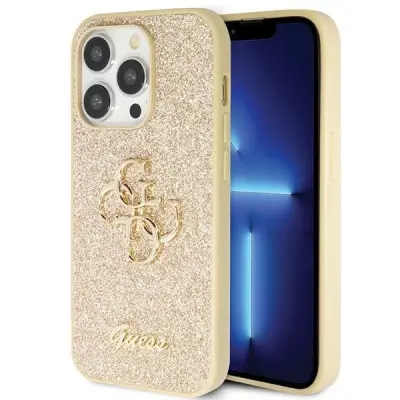 GUESS OVITEK GUHCP14LHG4SGD ZA IPHONE 14 PRO OVITEK ZLATE BLEŠČICE