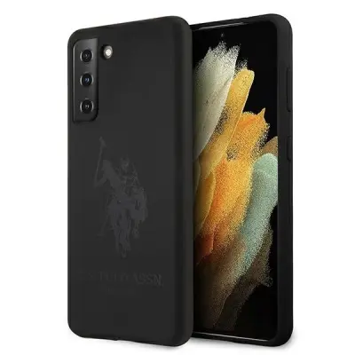 U.S. POLO ASSN OVITEK SILIKONSKI NA TONE ZA SAMSUNG GALAXY S21+ ČRN