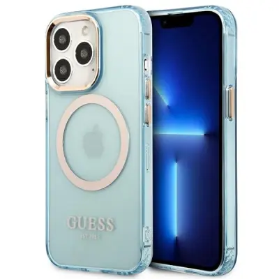 OVITEK GUESS HARD ZA IPHONE 13 PRO MAX 6.7 MODER Z MAGSAFE OVITKOM