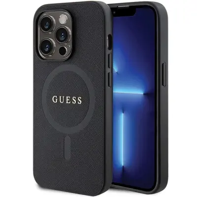 GUESS OVITEK GUHMP14XPSAHMCK ZA IPHONE 14 PRO MAX 6.7 OVITEK MAGSAFE ČRNA