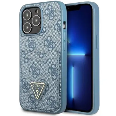 OVITEK GUESS HARDCASE ZA IPHONE 13 PRO / 13 6.1 MODER Z LOGOTIPOM 4G