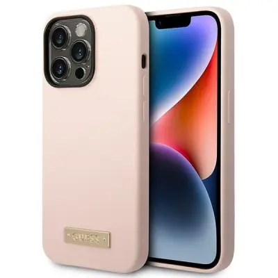GUESS OVITEK GUHMP14XSBPLP ZA IPHONE 14 PRO MAX OVITEK MAGSAFE OVITEK ROZA