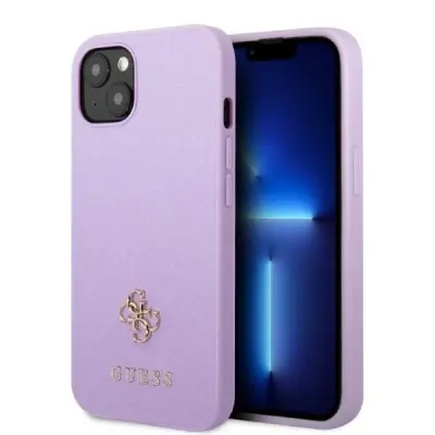 GUESS OVITEK GUHCP13SPS4MU HARDCASE ZA IPHONE 13 MINI VIJOLIČEN OVITEK SAFFIANO