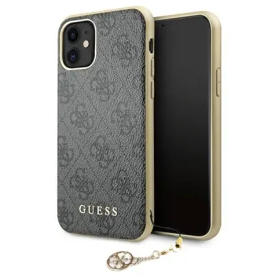 OVITEK GUESS CASE ZA IPHONE 11 XR SIVA 4G CHARMS COLLECTION