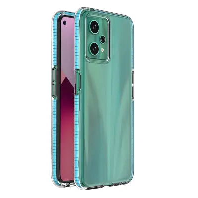 VZMETNI OVITEK ZA REALME 9 PRO SILIKONSKI OVITEK OKVIR SVETLO MODER