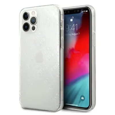 GUESS OVITEK 4G 3D VZOREC COLLECTION ZA IPHONE 12 PRO MAX OVITEK PROZOREN