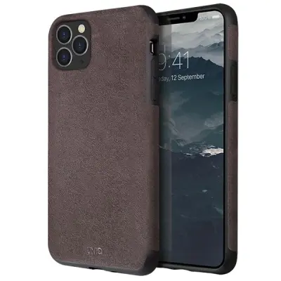 ETUI UNIQ SUEVE NA IPHONE 11 PRO - CIEMNOSZARE